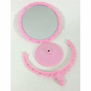 Çift taraflı dev aynası,ayaklı,plastik çerçeve makyaj aynası,2 yüz 23x18cm kare masaüstü aynası