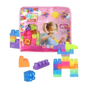 2991 Play Blox Neon Blok Yapı Oyuncakları 133 Parça ,Saklama Çantalı ,1 Yaş ve Üzeri