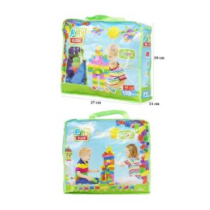 2991 Play Blox Neon Blok Yapı Oyuncakları 133 Parça ,Saklama Çantalı ,1 Yaş ve Üzeri