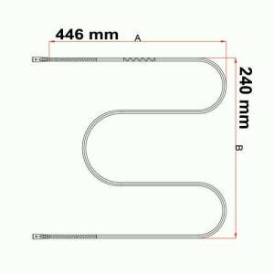 650W Fırın Rezistansı 220V 330x385mm Yerli Üretim Sağlam 