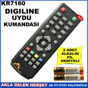 DİGİLİNE UYDU CİHAZI Receiver KUMANDASI KR7160
