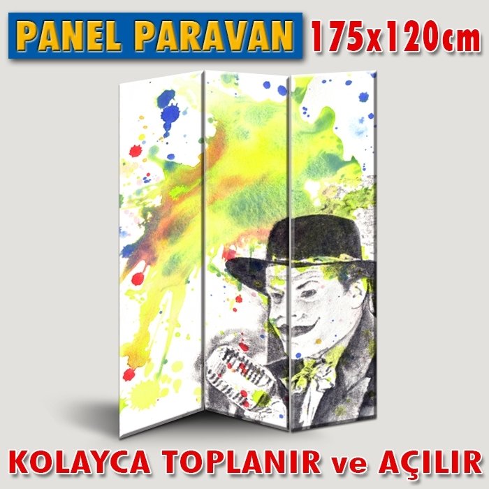GÖRSELLİ KATLANIR PANEL BÖLME SİSTEMİ - POP-ART - THE JOKER