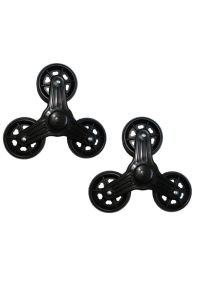 2 Adet Tam Takım 3 Tekerlekli Merdiven Çıkan Pazar Arabası Tekerleği Teker Takımı