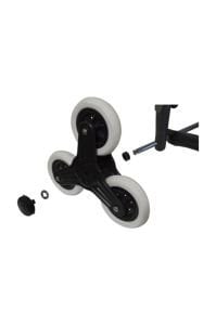 2 Adet Tam Takım 3 Tekerlekli Merdiven Çıkan Pazar Arabası Tekerleği Teker Takımı