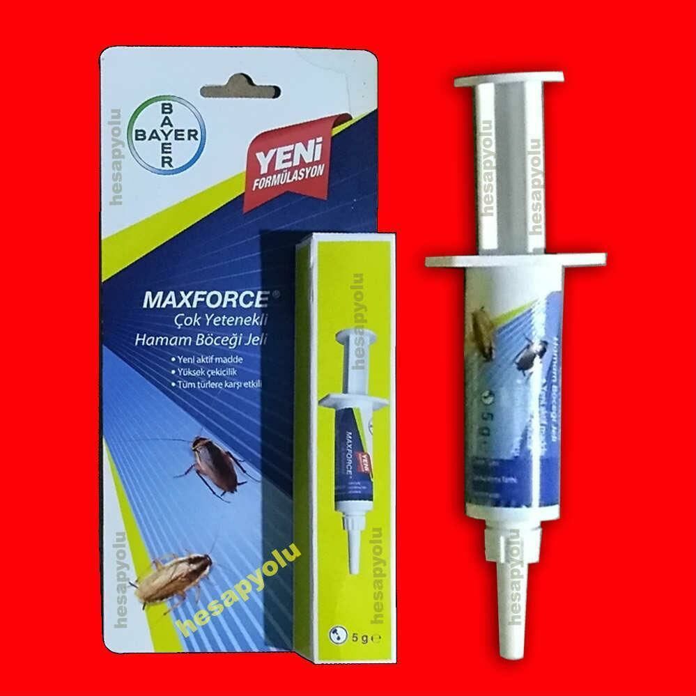 Bayer MAXFORCE PLATİN çok yetenekli hamamböceği karınca yok edici jel 1 damlası tüm koloniyi yokeder