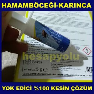 Bayer MAXFORCE PLATİN çok yetenekli hamamböceği karınca yok edici jel 1 damlası tüm koloniyi yokeder