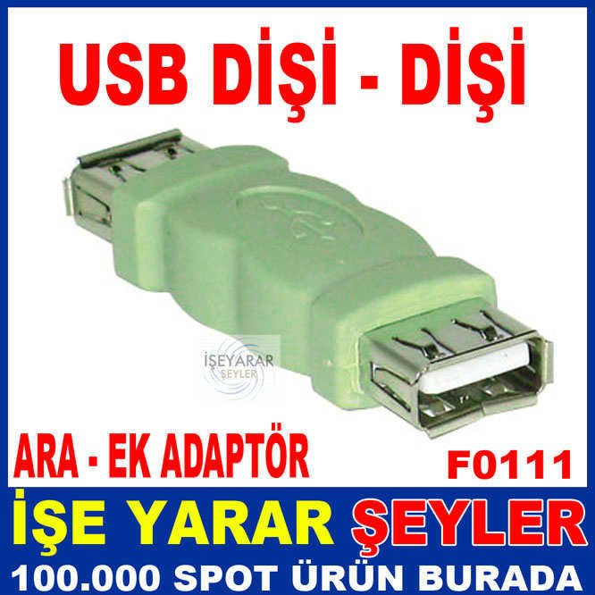 USB DİŞİ - USB DİŞİ ADAPTÖR BAĞLANTI UZATMASI