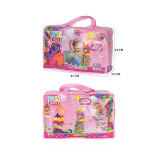 2939 Play Blox Neon Blok Yapı Oyuncakları 83 Parça ,Saklama Çantalı ,1 Yaş ve Üzeri