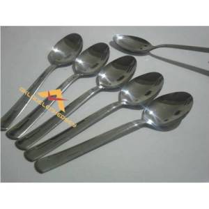 Ömür Boyu Garantili 6 Adet Paslanmaz Çelik Rostre Tatlı Kaşığı Set Çok Ergonomik Ve Kullanışlı Set