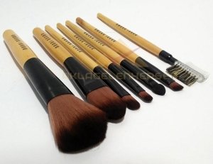 Ücretsiz Kargo 8 PARÇA ÇANTALI BOBBI BROWN MAKYAJ FIRÇA SETİ