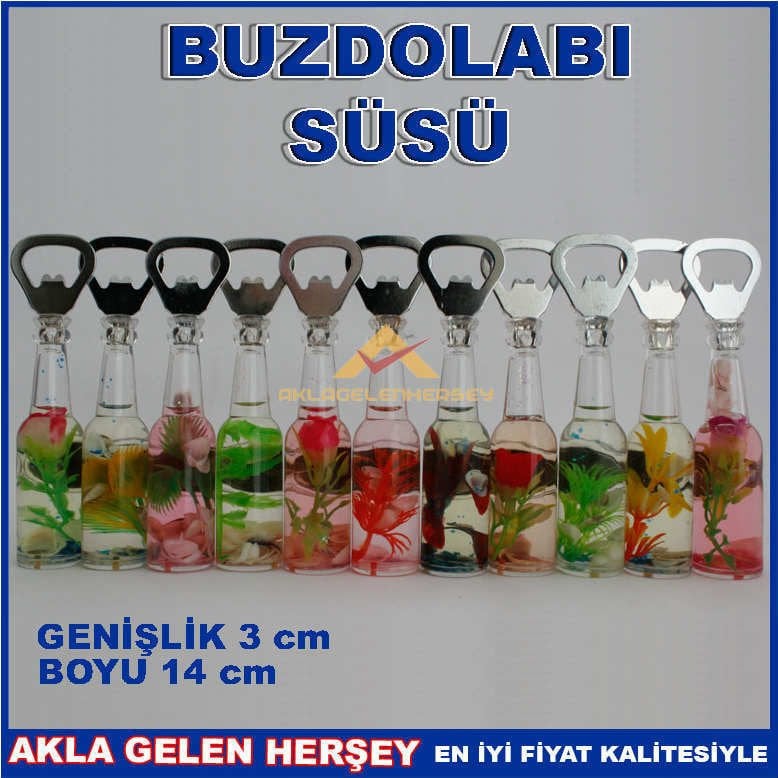 CAM ŞİŞE İÇİNDE ÇİÇEKLİ MIKNATISLI KAPAK AÇACAĞI