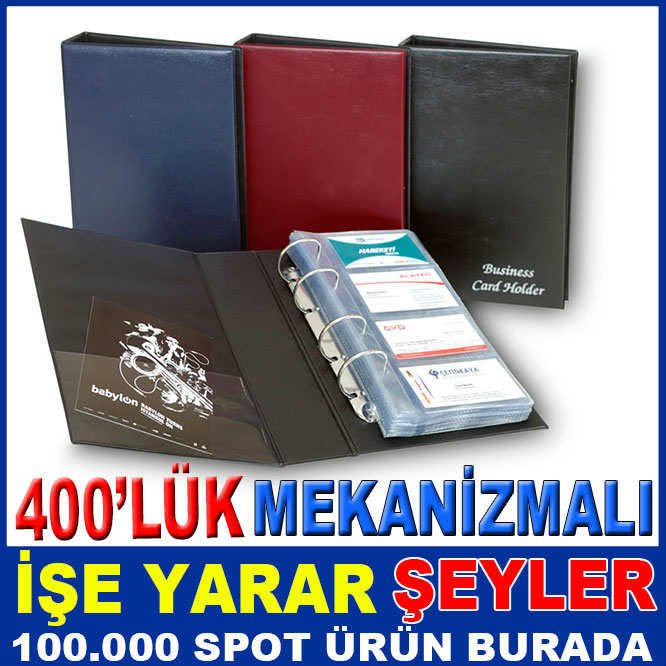 MEKANİZMALI 400'LÜK KARTVİZİT ALBÜMÜ MD:240