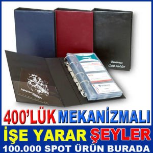 MEKANİZMALI 400'LÜK KARTVİZİT ALBÜMÜ MD:240