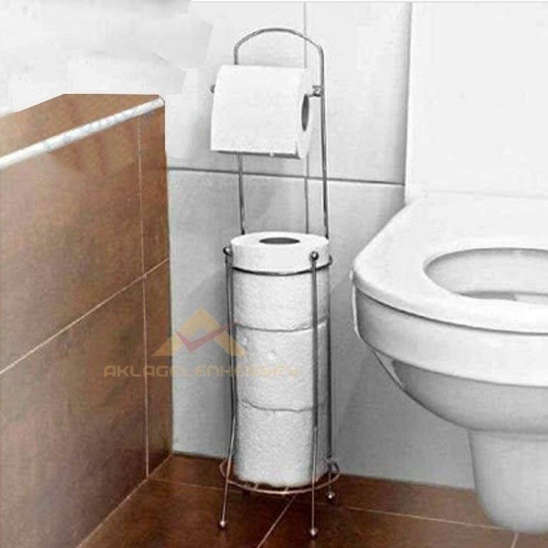 Metal Dekoratif Wc Kağıtlık Tuvalet Kağıtlığı