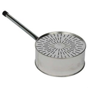 Nostaljik Ocak Üstü Yağsız Mısır Patlatma Tavası 18cm Çapında Mısır Tavası