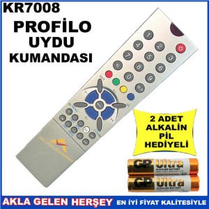 PROFİLO UYDU CİHAZI Receiver KUMANDASI KR7008