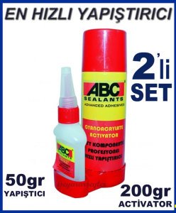 Mdf Yapıştırıcı Aktivatör Çift Komponentli Set