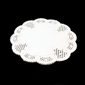 10adet Dantel Modeli Kağıt Pasta Tabak Altlığı Ø18cm Kağıt Altlık Peçete