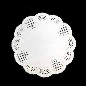 10adet Dantel Modeli Kağıt Pasta Tabak Altlığı Ø18cm Kağıt Altlık Peçete