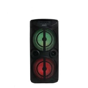 ZQS-8207 BT-Hoparlör 8inchx2 ÜCRETSİZ MIC'li Taşınabilir Kablosuz Karaoke Bluetooth Hoparlör