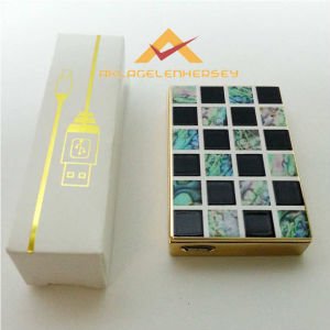 USB ARA KABLOLU ŞARJLI KUTULU METAL ÇAKMAK