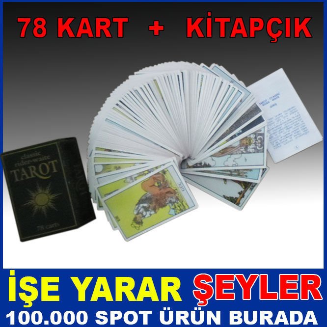 YARDIMCI KİTAPÇIKLA BİRLİKTE 78 ADET TAROT KART