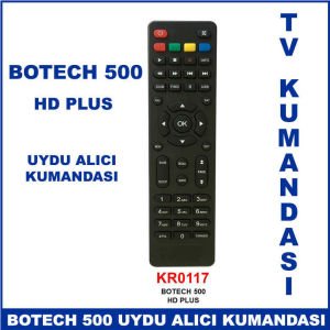 Botech 500 Hd Plus Uydu Cihaz Kumandası KK0117 - Uydu Alıcı Kumandası
