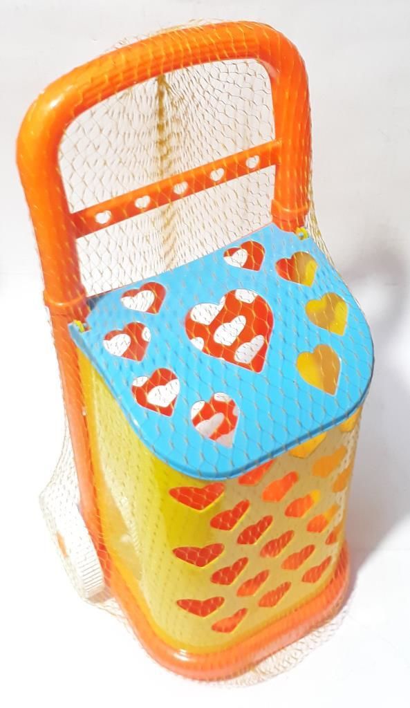 50x24x20cm Boyutunda Kapaklı ve 2 Tekerli Oyuncak Pazar Arabası