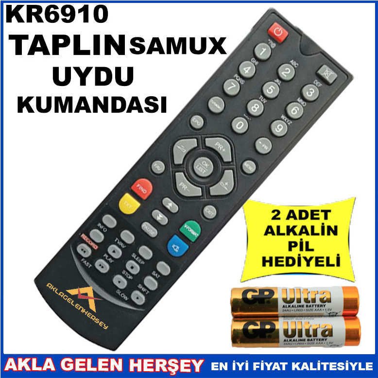 TAPLİN UYDU CİHAZI Receiver KUMANDASI KR6910