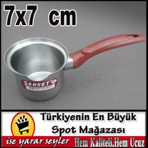 2 NUMARA 2-3 KİŞİLİK İZOLE SAPLI ÇELİK CEZVE