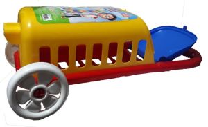 58x28x21cm Ebatında 38 Parça Legolu Kapaklı Oyuncak Pazar Arabası