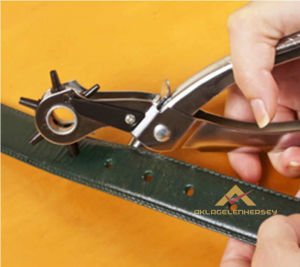 DERİ KUMAŞ KEMER 5 FARKLI ÖLÇÜDE DELME PENSESİ