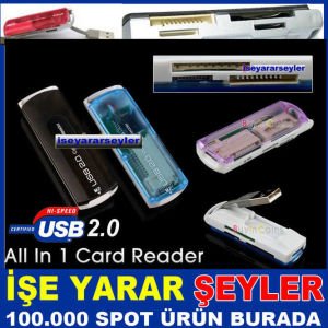USB All IN 1 MS DUO PRO SD microSD KART OKUYUCU