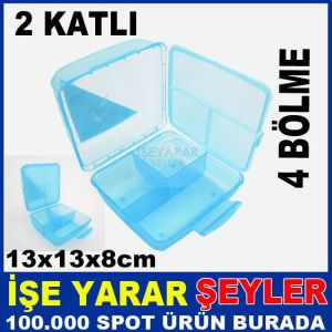 ÇOK SAĞLIKLI 4 BÖLMELİ MAGİC BESLENME KUTUSU