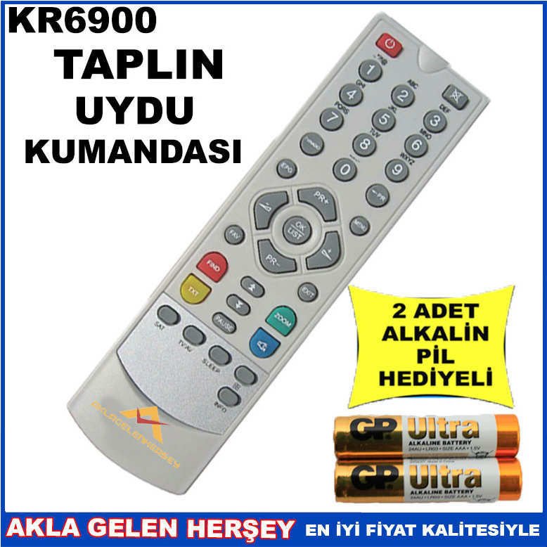 TAPLİN UYDU CİHAZI Receiver KUMANDASI KR6900