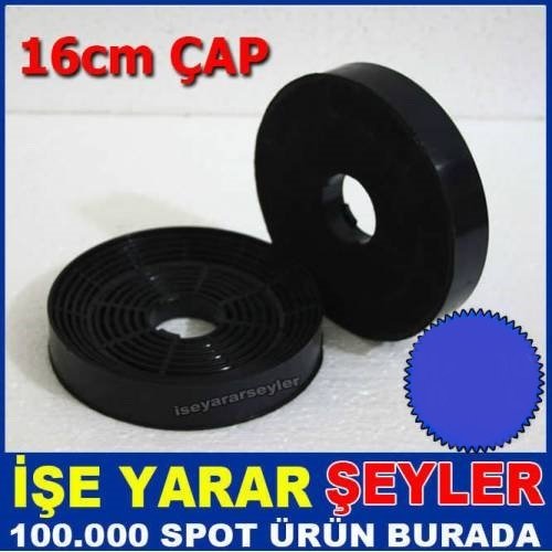 Unıversal Karbon Aspiratör Filtresi 16cm Aspiratörü Bacasız Kullanım Filtresi Dumanı Koku Emer