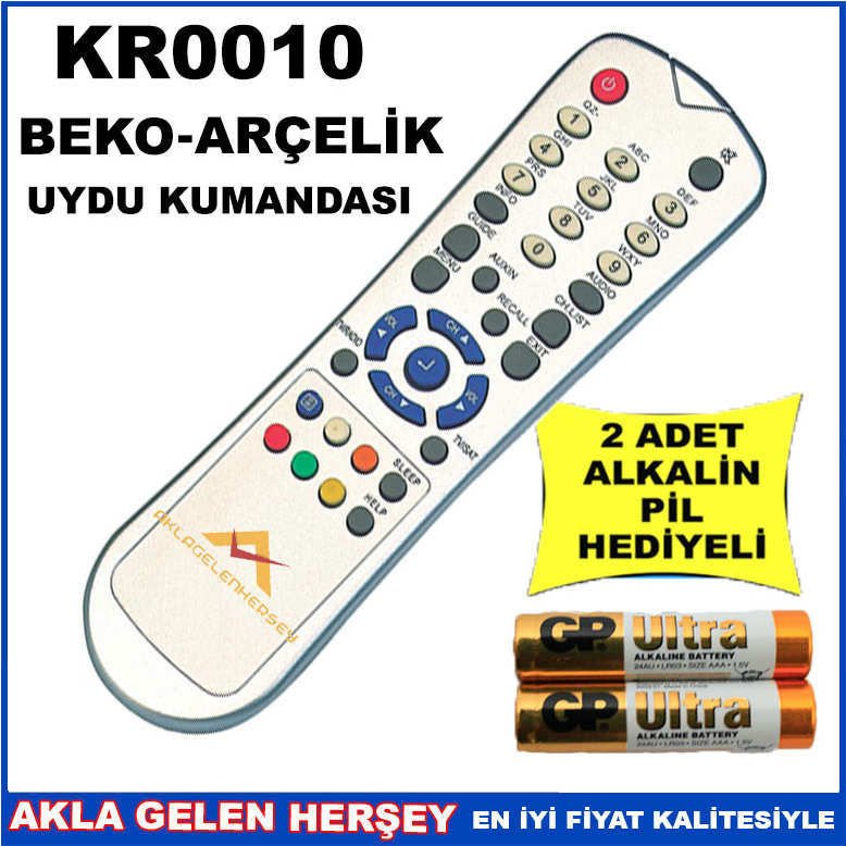 BEKO-ARÇELİK UYDU CİHAZI Receiver KUMANDA KR0010