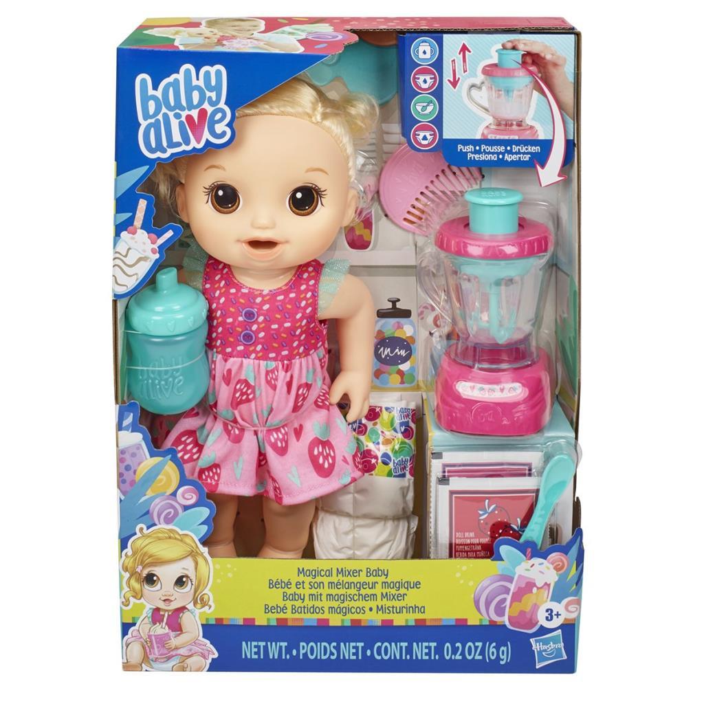 E6943 Baby Alive Sarışın Bebeğim ve Sihir Mikseri / +3 yaş