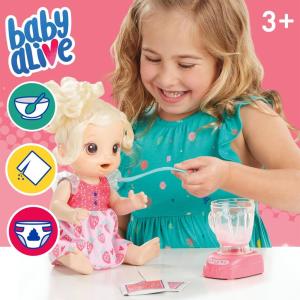 E6943 Baby Alive Sarışın Bebeğim ve Sihir Mikseri / +3 yaş