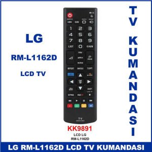 LG RM-L1162D Lcd Tv Kumandası KK9891 -Televizyon Kumandası
