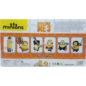 6lı Set Çılgın Hırsız Minyonlar Mınıons Oyuncak Koleksiyon Figür Seti