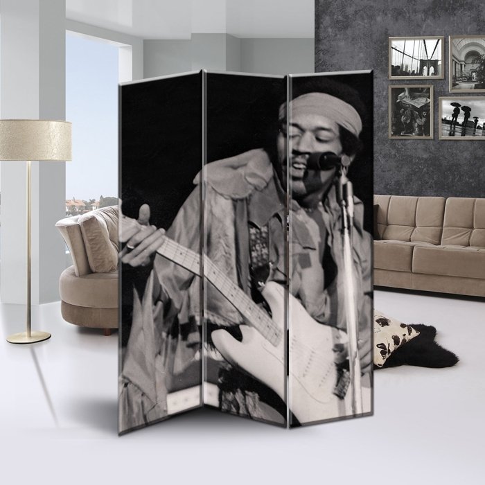 GÖRSELLİ KATLANIR PANEL BÖLME SİSTEMİ - JIMI HENDRIX - EFSANE 2