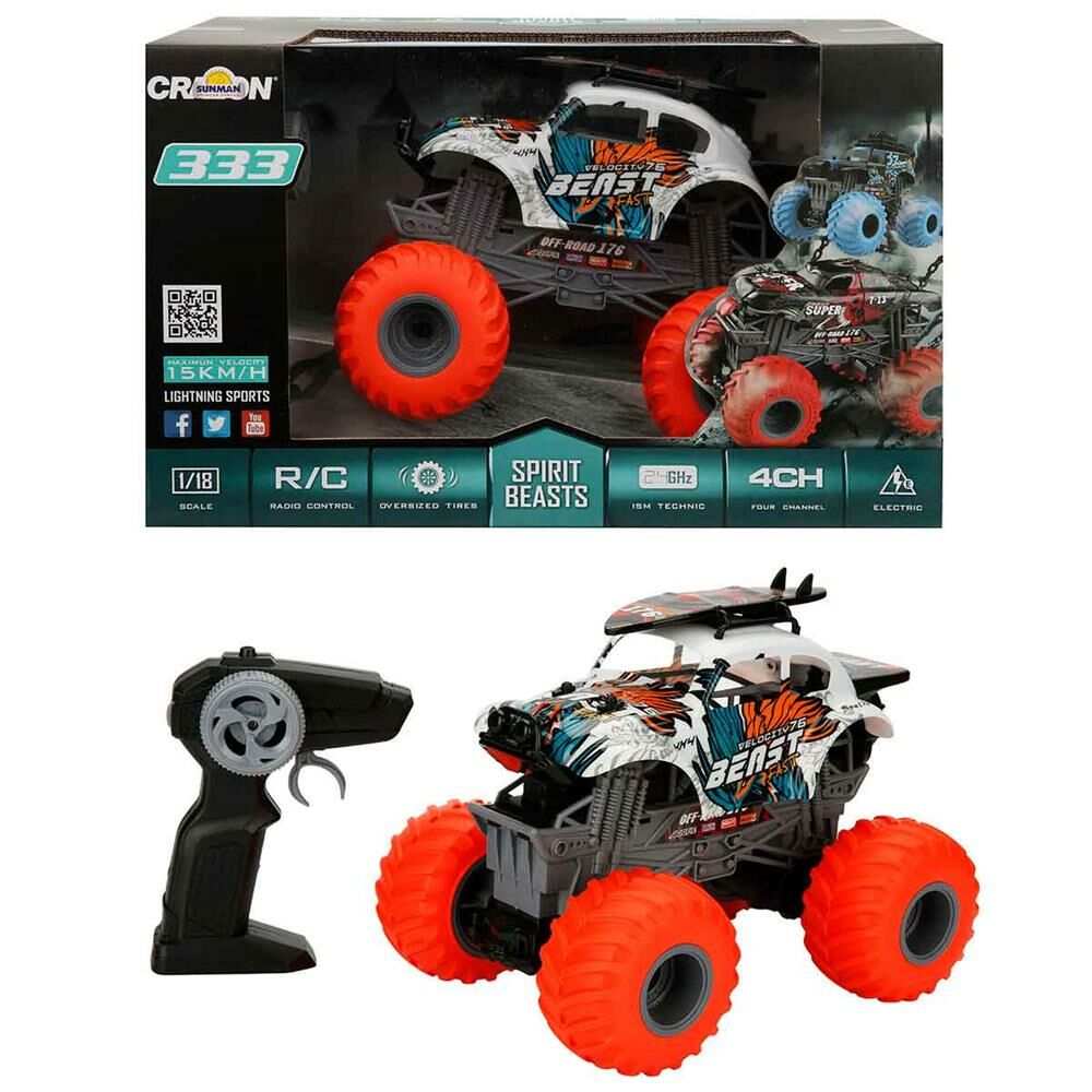 1:18 Uzaktan Kumandalı Spirit Beasts Beetle USB Şarjlı Araba 25 cm.