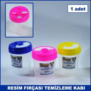 Resim Yapan Kişilere Özel Resim Fırçası Temizleme Kabı - Tüm Ressamların Vazgeçilmezi