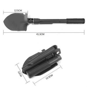 Kamp Avcı Paslanmaz Çelik Kürek Portatif Kazma Kürek Kamp Küreği Testere Pusula Çakı Bıçak