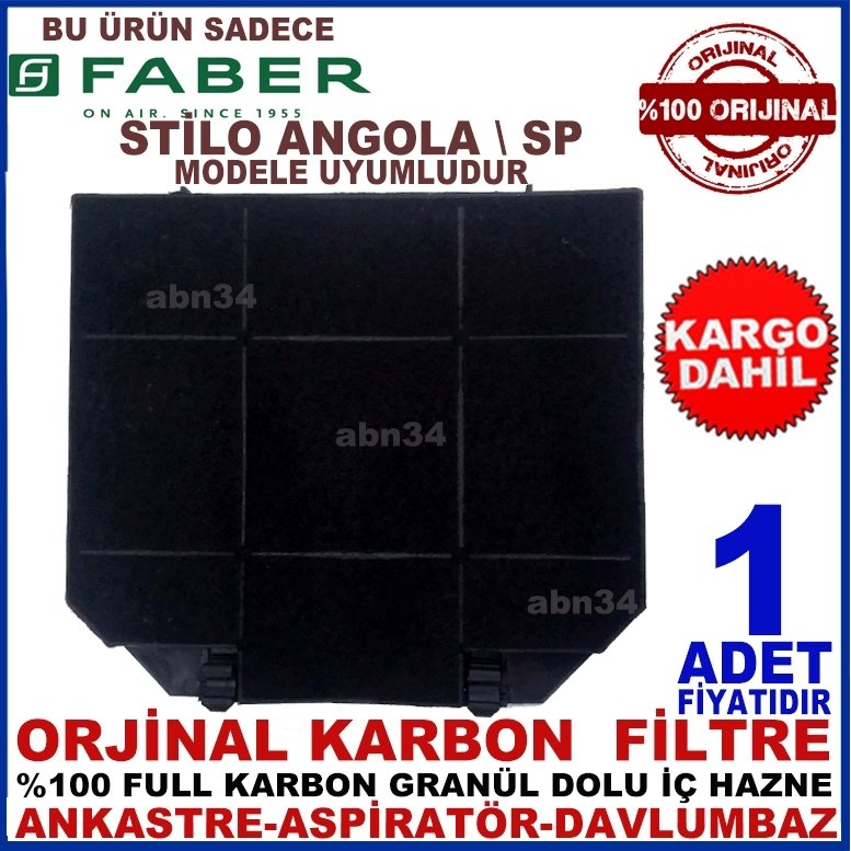 FABER ANKASTRE DAVLUMBAZ FİLTRESİ STİLO ANGOLA \ SP Filtre-1013