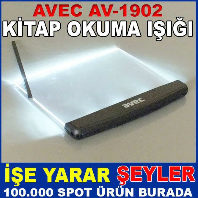 TEK İŞLEMDE ÇALIŞTIRMA TUŞU KİTAP OKUMA IŞIĞI