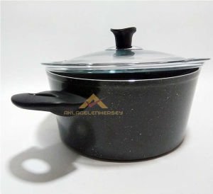 DÖKÜM ALÜMİNYUM DERİN GRANİT TENCERE 22cm