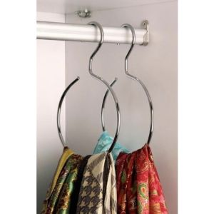 Paslanmaz Çelik Dolap İçi Eşarp Askısı Kravat ile Kemer Askısı