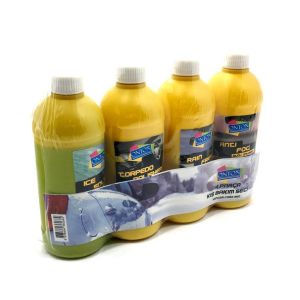 4'lü Oto Kışlık Bakım Seti Araç Buğu Önleyici, Yağmur Kaydırıcı Torpido Parlatıcı Buz Çözücü Sprey